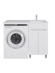 Тумба напольная SanStar Эллада 50 Без раковины для ванной комнаты, белая