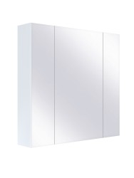 Зеркальный шкаф Sanstar 80  б/о, белый