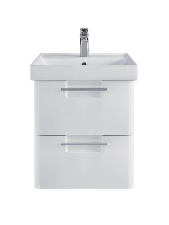 Тумба подвесная Sanstar Уника 50 белая под ум-к Енисей 50/ Фостер 50