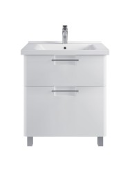 Тумба напольная Sanstar Уника 70 белая под ум-к Грэйс 70/ Миранда 70/ Фостер 70