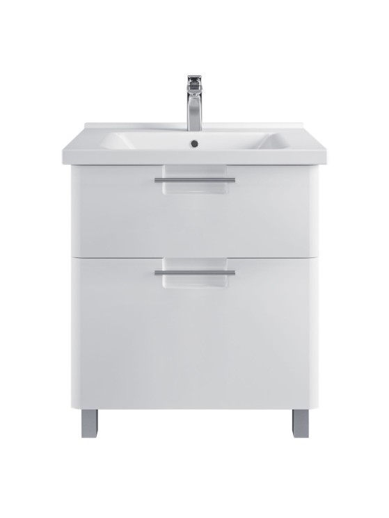 Тумба напольная Sanstar Уника 70 белая под ум-к Грэйс 70/ Миранда 70/ Фостер 70