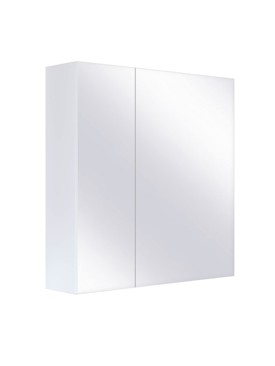 Зеркальный шкаф Sanstar 70  б/о, белый