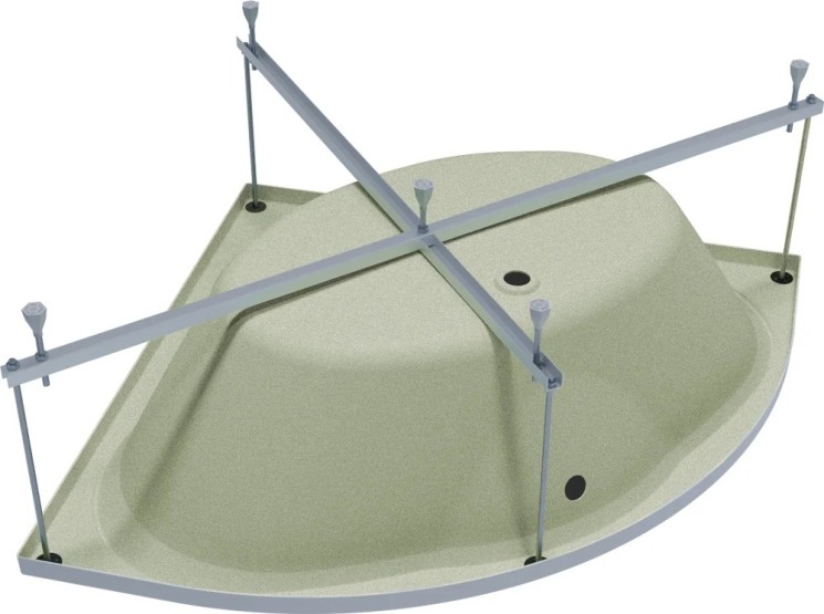 Каркас TRITON усиленный для угловых ванн 160, универс. 5 опор