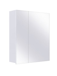 Зеркальный шкаф Sanstar 60  П б/о, белый