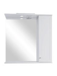 Зеркальный шкаф Sanstar Бриз 70 П 1/дв, белый