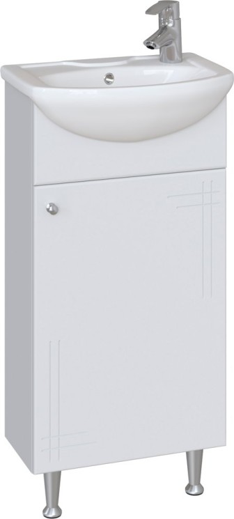 Тумба напольная Sanstar Июнь 40 белая под ум-к Азов 40