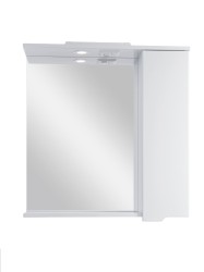 Зеркальный шкаф Sanstar Лайн 70 1/дв, белый