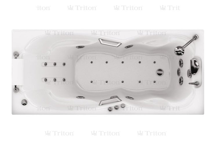 Гидромассажная ванна Triton Цезарь 180x80 на Х-каркасе