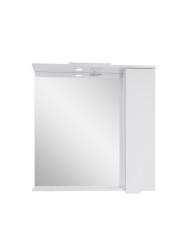 Зеркальный шкаф Sanstar Bianco 80 П 1/дв, белый