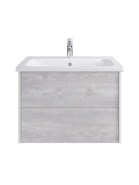 Тумба подвесная SanStar Trend 80 Без раковины для ванной комнаты, белая