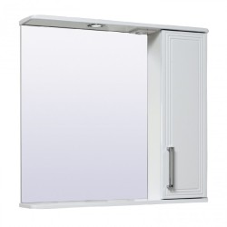 Шкаф RUNO Олимпия 80 /правый/ зеркальный навесной