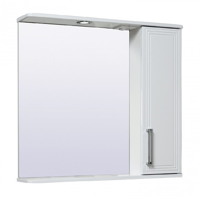 Шкаф RUNO Олимпия 80 /правый/ зеркальный навесной