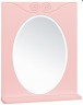 Шкаф зеркальный навесной RUNO Винтаж 60 /розовый/