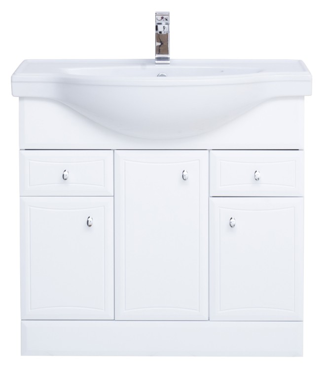 Тумба напольная Sanstar Шармель 80 белая под ум-к Классик 80