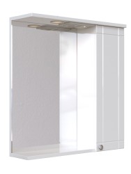 Зеркальный шкаф Sanstar Лира 60 П 1/дв, белый