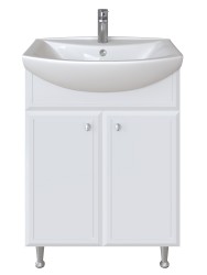 Тумба напольная Sanstar Афина 60 белая под ум-к УЮТ 60/ Амур 60