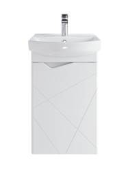 Тумба универсальная SanStar Линни 45 Без раковины для ванной комнаты, белая