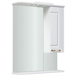 Шкаф зеркальный навесной RUNO Леон 75 /правый/