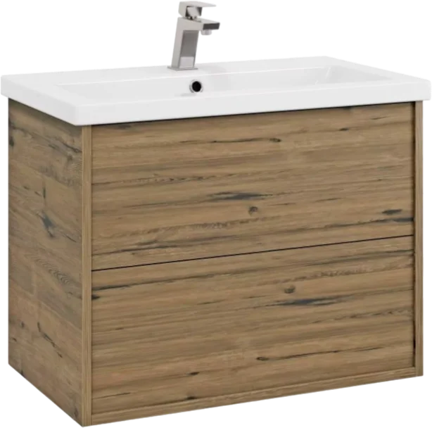 Тумба подвесная Sanstar Siva 80 Дуб Вотан под ум-к Фостер 800