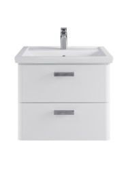 Тумба подвесная SanStar Gretta 60 Без раковины для ванной комнаты, белая