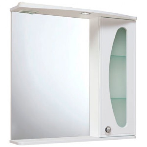 Шкаф зеркальный навесной RUNO Линда Люкс 75 /правый/