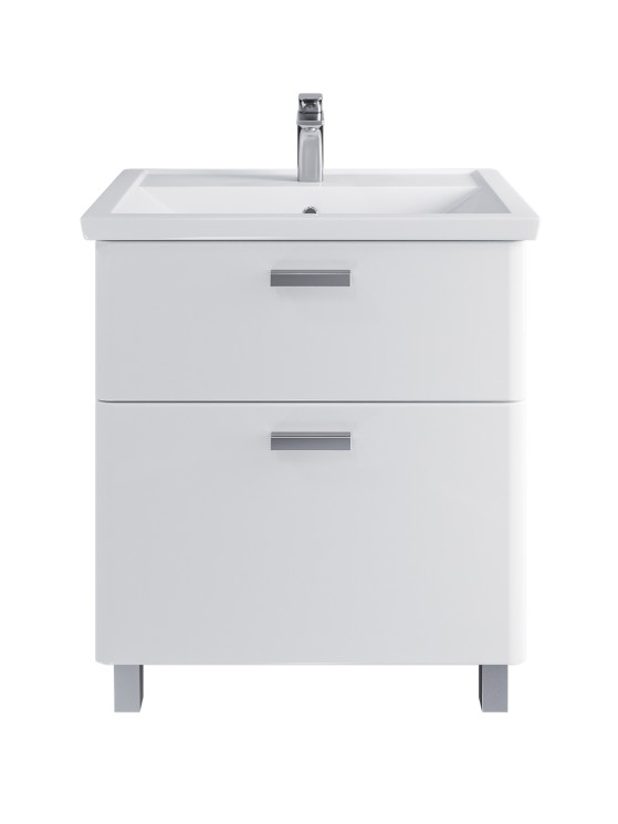 Тумба напольная SanStar Gretta 70 Без раковины для ванной комнаты, белая